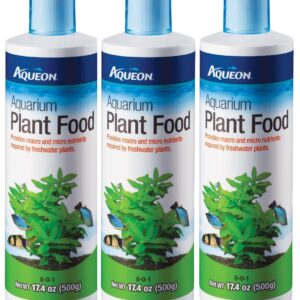 (3 Pack) Aqueon Water Care Aquarium Plant Food, 17.4-Ounce