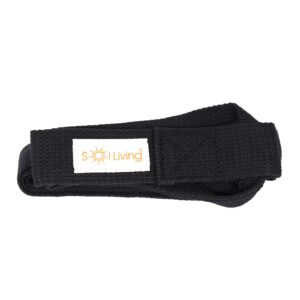 sol living carry straps black cotton yoga mat sling adjustable carrying strap fitness exercise strap