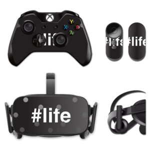 mightyskins skin compatible with oculus rift cv1 – life | protective, durable, and unique vinyl decal wrap cover | easy to apply, remove, and change styles | made in the usa