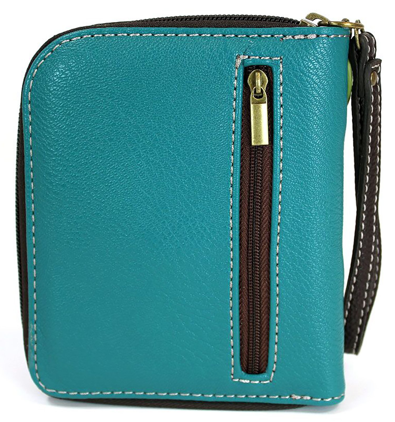 Chala Dragonfly Zip Around Wallet Wristlet - Vegan Leather