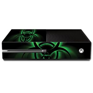 mightyskins skin compatible with microsoft xbox one - bio glare | protective, durable, and unique vinyl decal wrap cover | easy to apply, remove, and change styles | made in the usa