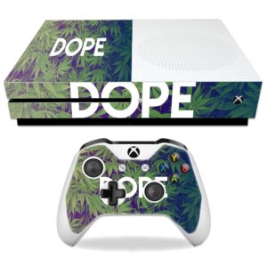 mightyskins skin compatible with microsoft xbox one s - dope | protective, durable, and unique vinyl decal wrap cover | easy to apply, remove, and change styles | made in the usa