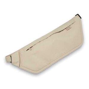 samsonite rfid security waist belt, cream, one size