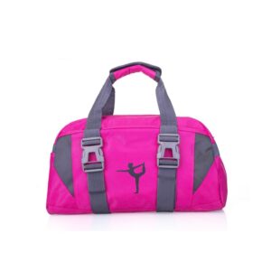 Small/Large Dance Duffle Bag For Girls Sport Gym Bags For Women Yoga Bag (Rose, Small)