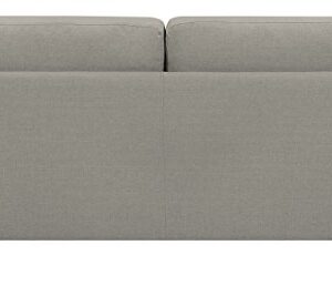 Serta Carmina 75 Contemporary Upholstered Living Room Sofa, Modern Couch for Two or Three, High Plush Seat Cushions and Back Pillows, Easy Assembly, Rhine Gray