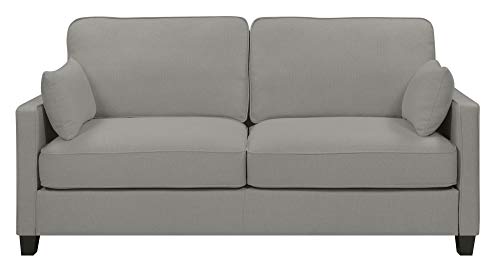 Serta Nina Sofa, Chenille Fabric, Rhine Gray