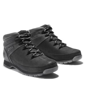 Timberland Men's Euro Sprint Hiker, Black Nubuck, 41.5