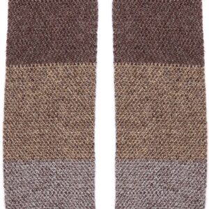 Marino Long Leg Warmers For Women - Winter Knee High Knit Leg Warmer Socks, Enclosed in an Elegant Gift Box - Multi Brown - One Size