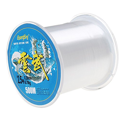 547 Yards Clear Fishing Line, Monofilament Fishing Wire Invisible Nylon Fish String for Hanging Decoration Balloon Garland