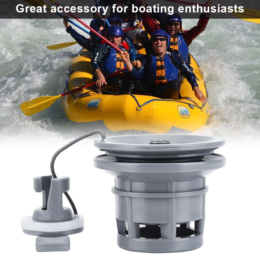 Raft Valves, Inflatable Raft Fill Valve Double Lock Air Valve + Key for Inflatable Boat Raft Inflatable Kayak Canoe Halkey Roberts Valve Halkey Roberts Valve