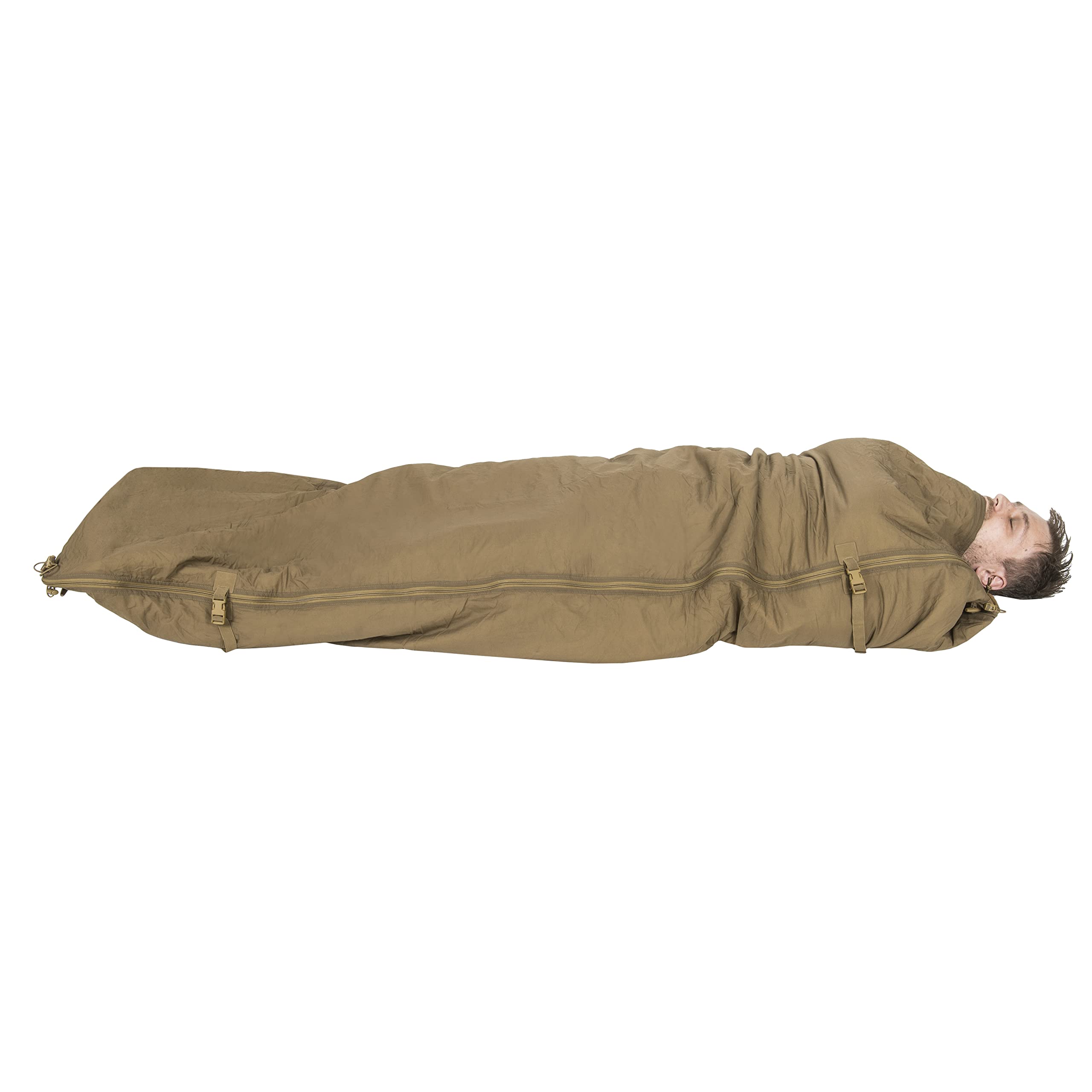 Helikon-Tex Swagman Roll Military Poncho, Bushcraft Line - Multi-Purpose Rain Poncho & Emergency Poncho - Survival and Military Gear - Woobie Blanket & Jacket (Coyote)