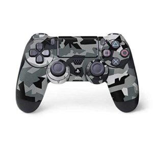 skinit decal gaming skin compatible with ps4 controller - urban camouflage black design