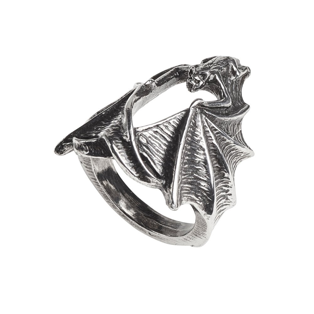 Alchemy of England Halloween Party Fashion Jewelry Stealth Ring - Size N / 7