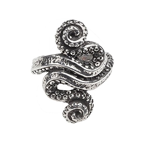 Alchemy of England Halloween Party Fashion Jewelry Kraken Ring - Size Q / 8.5