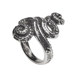 Alchemy of England Halloween Party Fashion Jewelry Kraken Ring - Size Q / 8.5