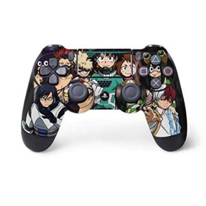 skinit decal gaming skin for ps4 pro/slim controller - officially licensed funimation my hero academia design