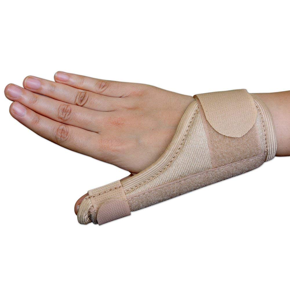 HealthGoodsIn - Pediatric Thumb Spica Splint | Thumb Spica Splint for Kids | Thumb Brace for Tissue Injuries | Support Brace with Thumb Spica Lightweight, Breathable | Fits Both Hands