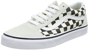 vans unisex low-top sneakers, off-white ((checkerboard) white/black 27k), 7 us men