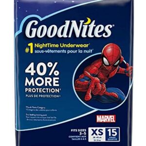 Huggies Goodnights Bedtime Pants for Boys, Size X-Small, 15 Count