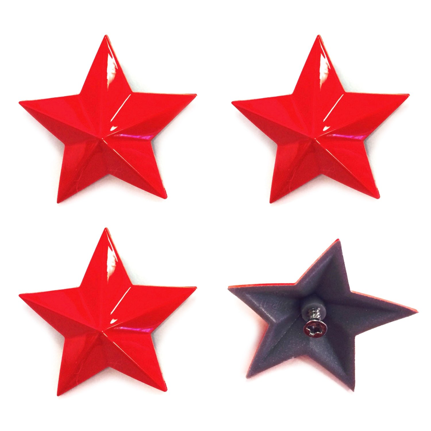 MSA Interchangeable Cap Stars Red