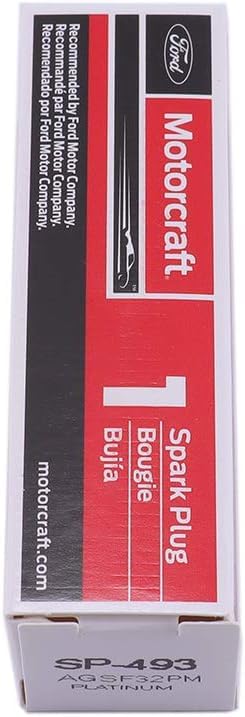 MAS Set of 6 Ignition Coil & 6 Motorcraft Platinum Spark Plugs AGSF32PM SP493 Compatible with Ford Mazda Tribute Mercury 3.0 V6 DG513 DG500 C1458 FD502 UF406 C1387 FD495