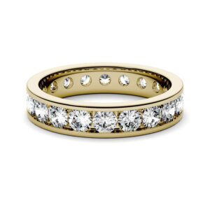 Charles & Colvard Forever One Round 3.0mm Moissanite Eternity Band-size 5 1.80cttw DEW (D-E-F)