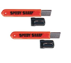 speedy sharp carbide knife sharpener - (2) pack- (orange)