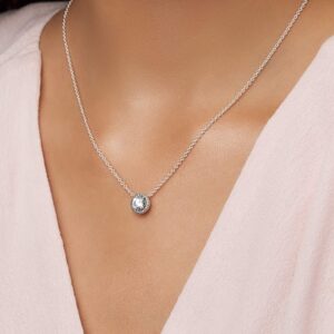 Pandora Classic Elegance Clear CZ Chain Necklace