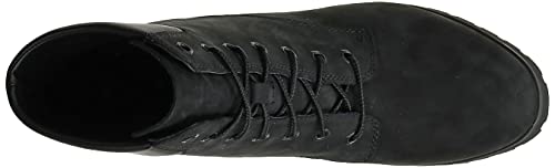 Timberland Women's Allington 6-Inch Lace-Up Boots, Black Nubuck, 8