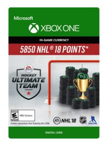 nhl 18 ultimate team nhl points 5850 - xbox one [digital code]