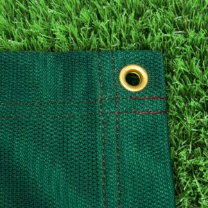 Professional Archery Back Stop Netting - Heavy Duty Reinforced Nets in 5 Sizes [Green/White] (Green, 6ft x 6ft)