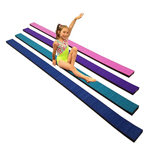 Gymnastics Flexible Roll-Up Foam Training Balance Beam! -(TEAL)