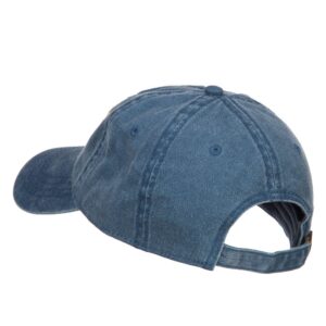 US Coast Guard Veteran Embroidered Washed Cap - Navy OSFM