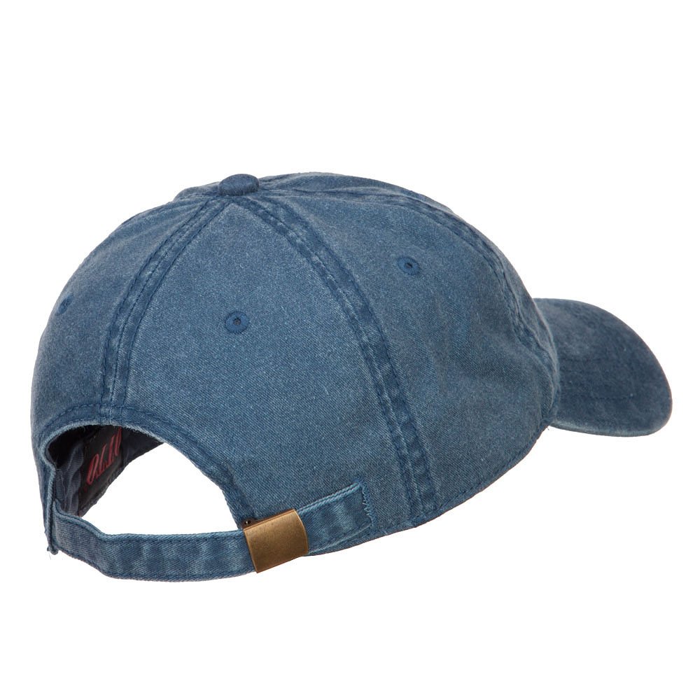 US Coast Guard Veteran Embroidered Washed Cap - Navy OSFM