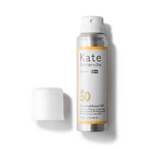 Kate Somerville UncompliKated SPF – SPF 50 Face Sunscreen and Soft Focus Makeup Setting Spray – Daily Use Skin Care with Matte Finish, 3.4 Fl Oz