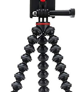 Joby GripTight Smartphone/Action Camera Flexible Tripod Stand Kit, Black/Charcoal, 10 Oz (JB01515)