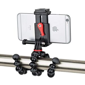 Joby GripTight Smartphone/Action Camera Flexible Tripod Stand Kit, Black/Charcoal, 10 Oz (JB01515)