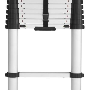 Cosco 20309T1ASE Smartclose Telescoping Aluminum Ladder, (300-Pound Capacity, 8.5 ft. ladder with 12 ft. Max Reach)