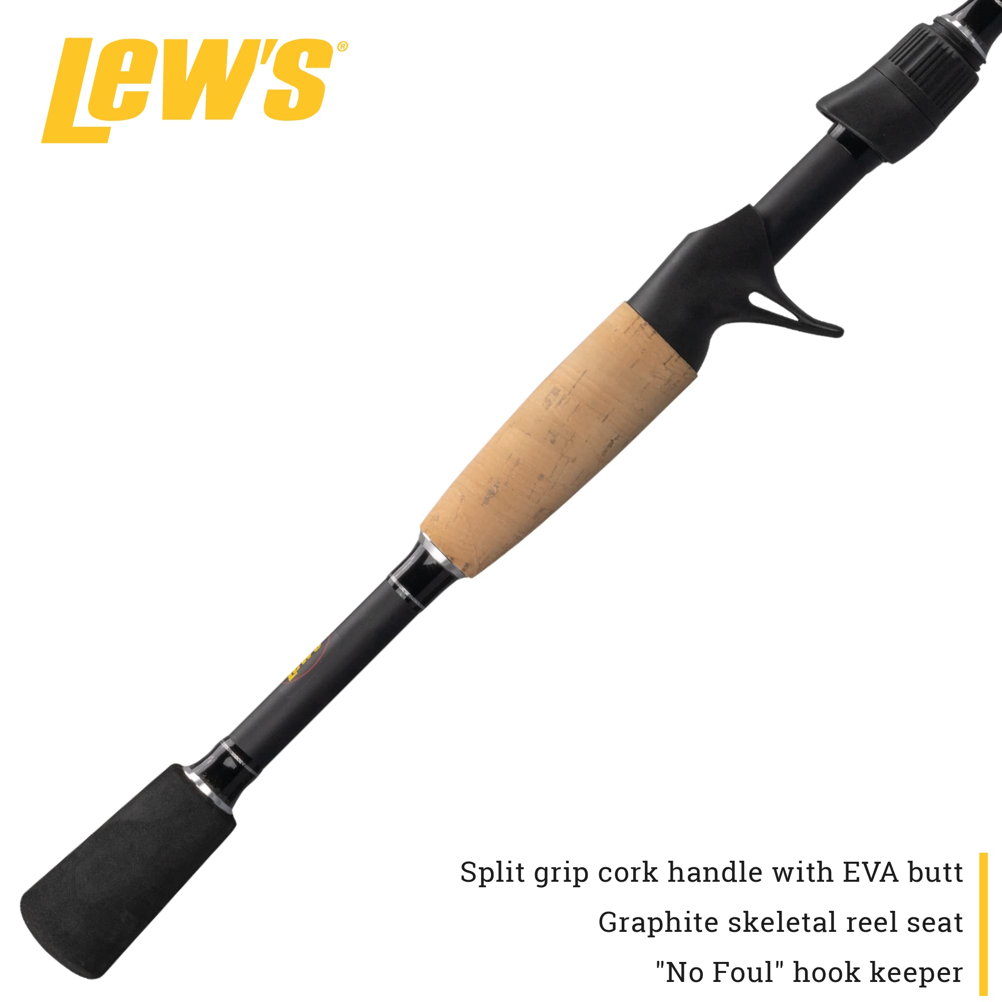 Lew's Laser SG1 7'0" Medium 2-Piece Casting Rod