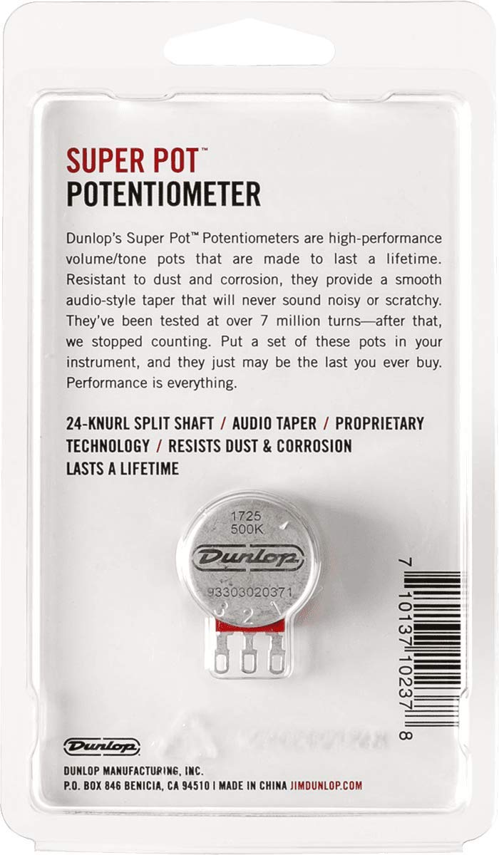 Jim Dunlop Super Pot Split Shaft Potentiometer (DSP500K)