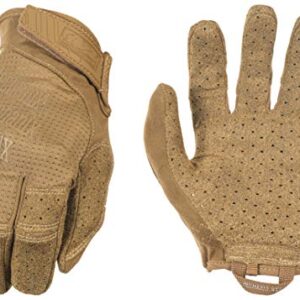 Mechanix Wear: Tactical Specialty Vent Tactical Gloves, Touch Capable, High Dexterity, Gloves for Airsoft, Paintball, and Field Work, Work Gloves for Men (Brown, Large)