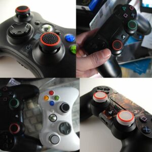 Silicone Thumb Stick Grip Cap Joystick Thumbsticks Caps Cover for PS4 Xbox One PS3 Xbox 360 PS2 Game Controllers - 4 Pairs/ 8 Pcs