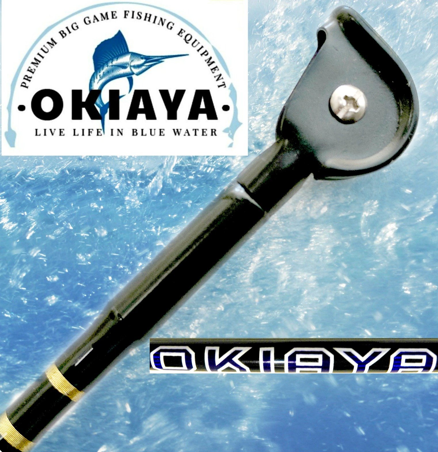 OKIAYA "The TERMINATOR 80-130lb Bent Butt Saltwater Roller Rod 5'6"