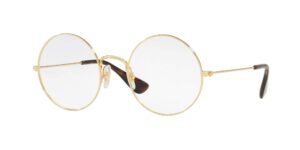 ray-ban rx6392 ja-jo round prescription eyeglass frames, arista/demo lens, 50 mm