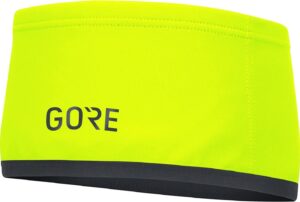 gore wear m unisex headband gore windstopper, one size, neon yellow