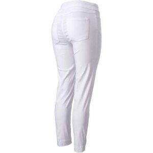 SLIM-SATION Women's Ankle Pant (White,16)