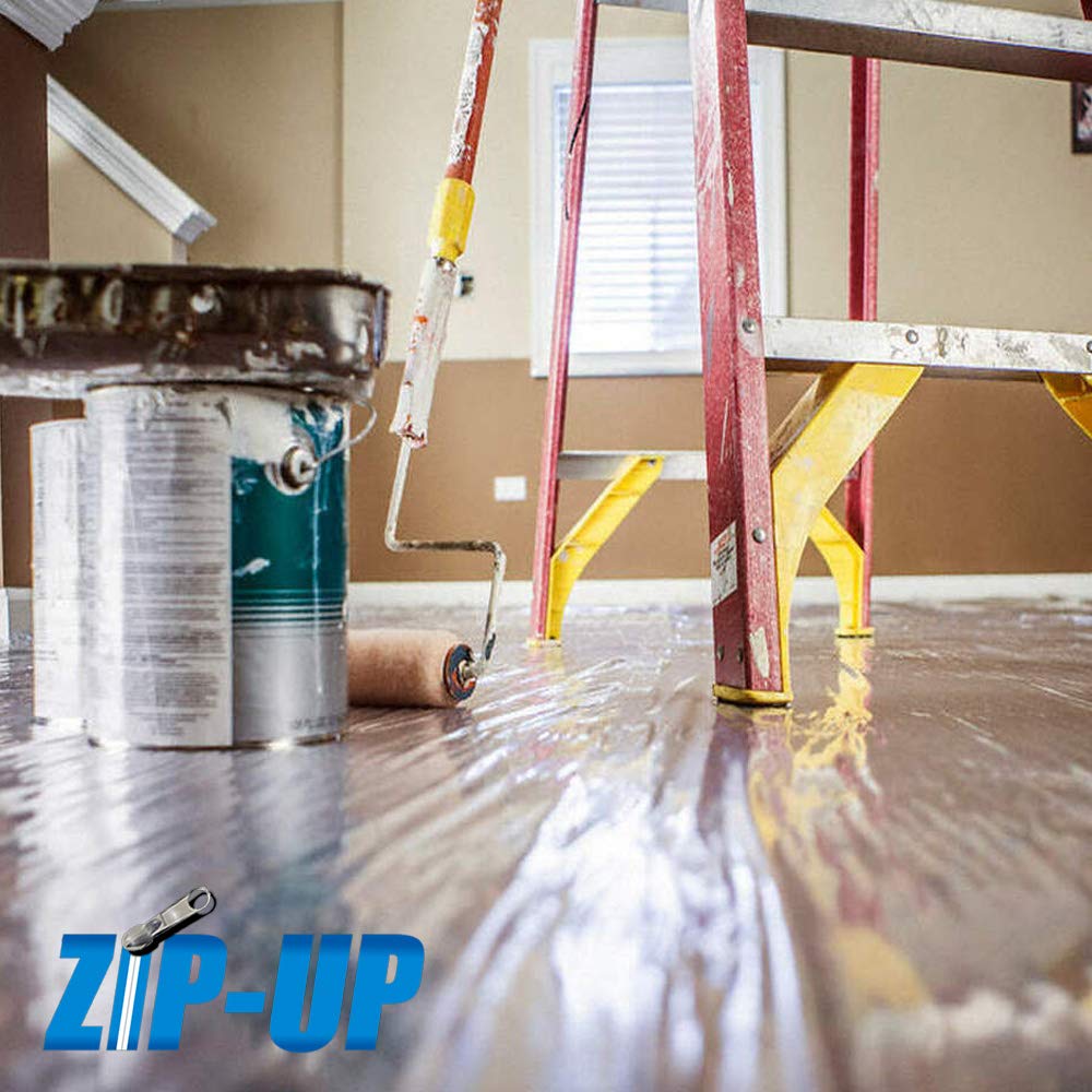 ZIP-UP Products Carpet Protection Film - 24" x 50' Floor and Surface Shield with Self Adhesive Backing & Easy Installation - CPF2450