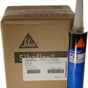 Case Sika P2G Auto Glass Urethane, Adhesive, Primerless to Glass 10 Tubes