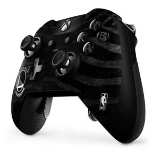 Skinit Decal Gaming Skin Compatible with Xbox One Elite Controller - Officially Licensed NBA Golden State Warriors Black Animal Print Design