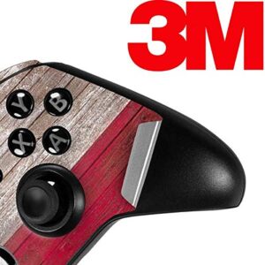 Skinit Decal Gaming Skin Compatible with Xbox One Elite Controller - Originally Designed Texas Flag Dark Wood Design